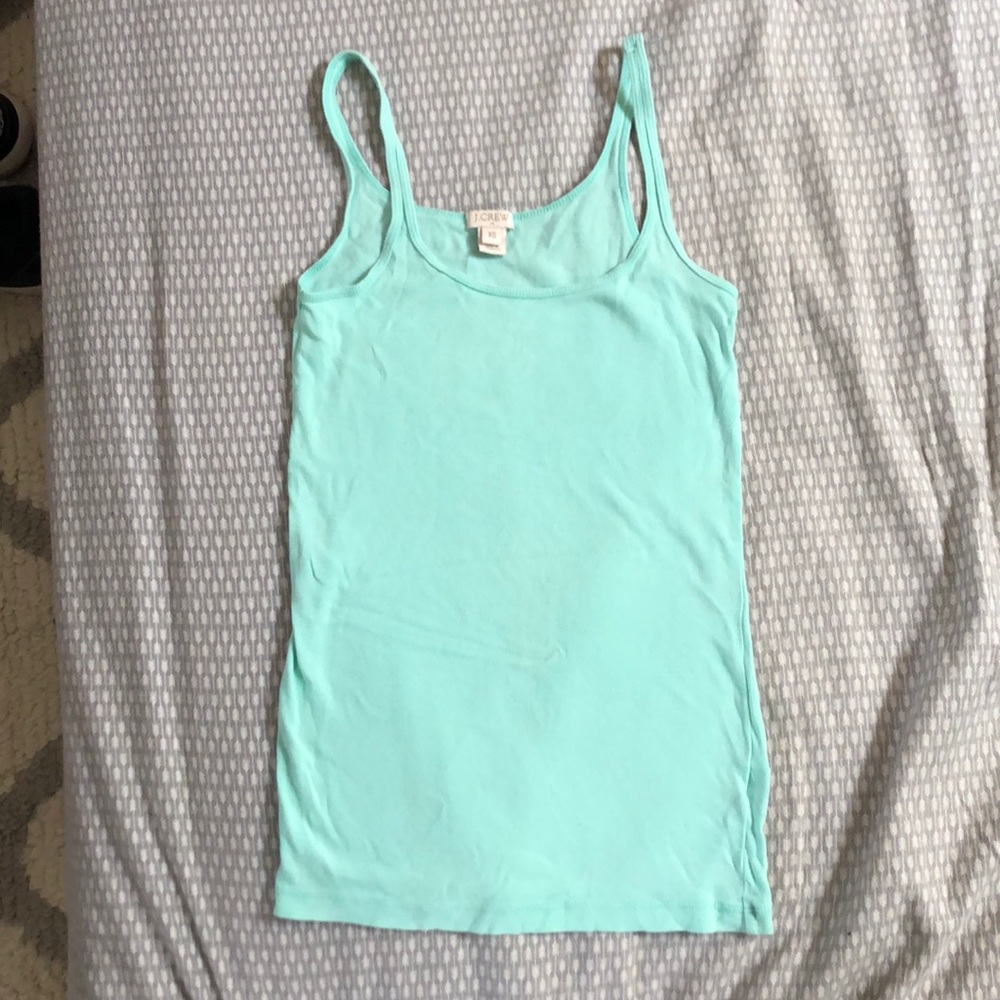 J. Crew mint green tank top